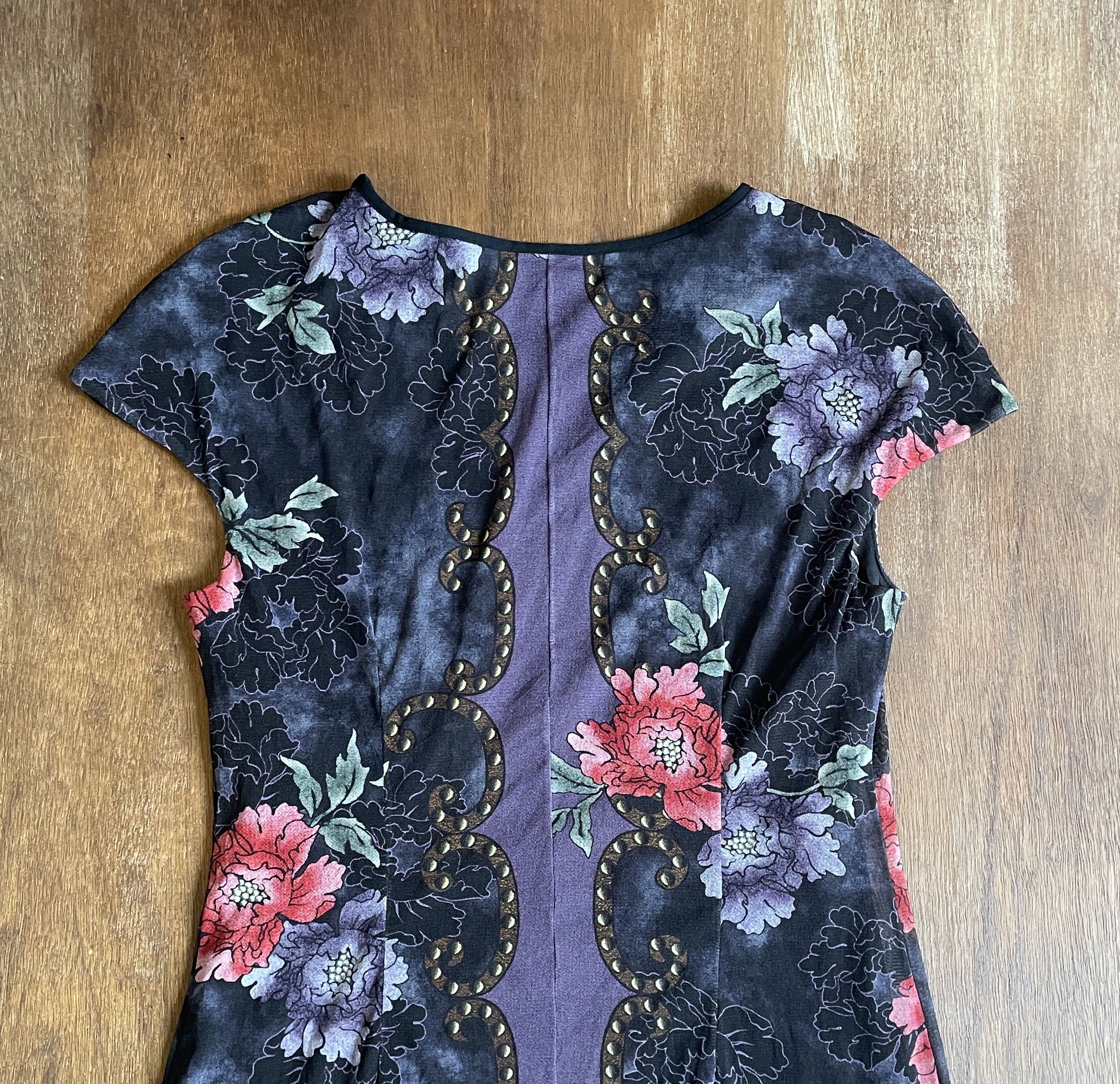 Vivienne Tam VIVIENNE TAM Flower Dress Size S / US 4 / IT 40 - 8 Thumbnail