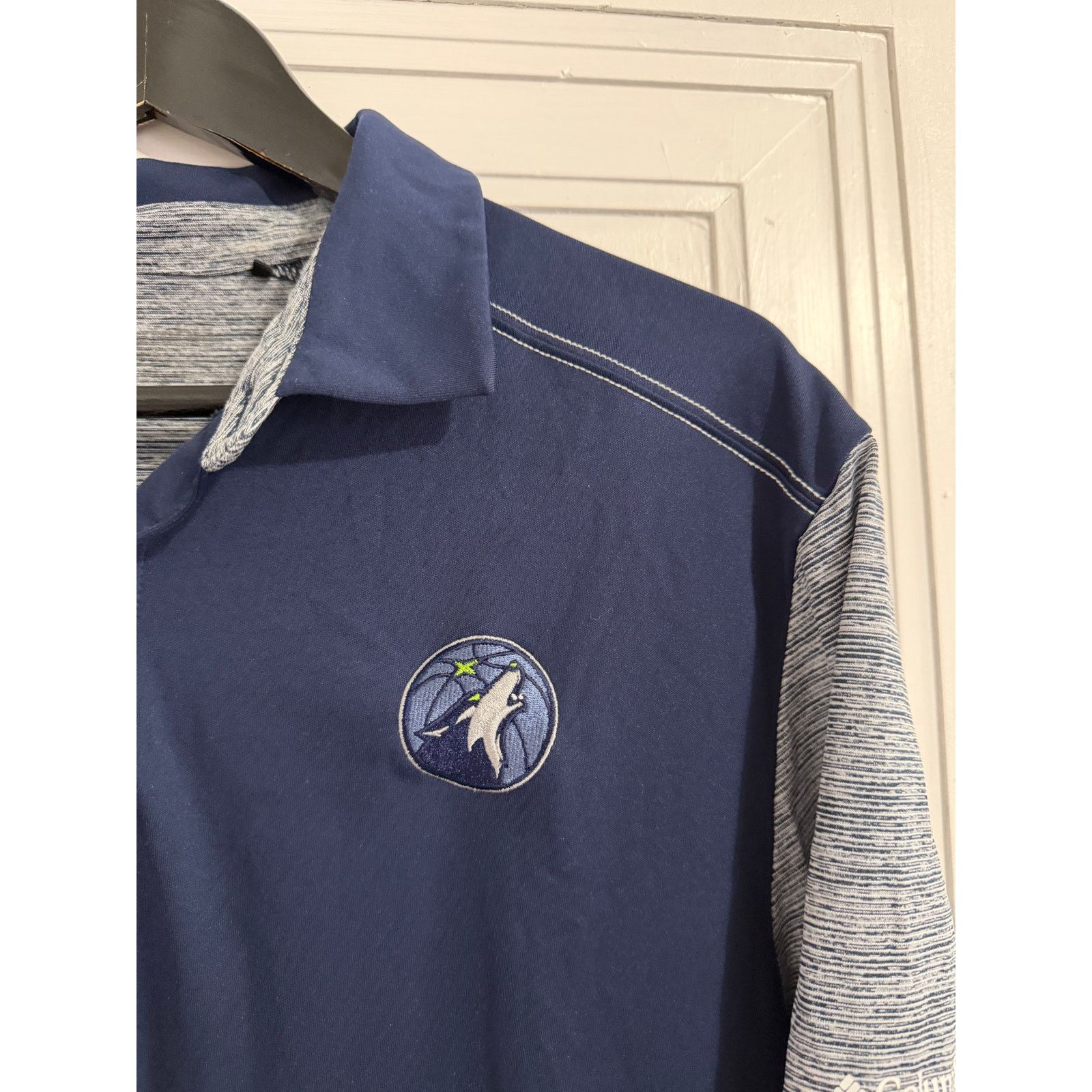 Columbia Minnesota Timberwolves Columbia Sportswear Polo Shirt Size L Size US L / EU 52-54 / 3 - 2 Thumbnail