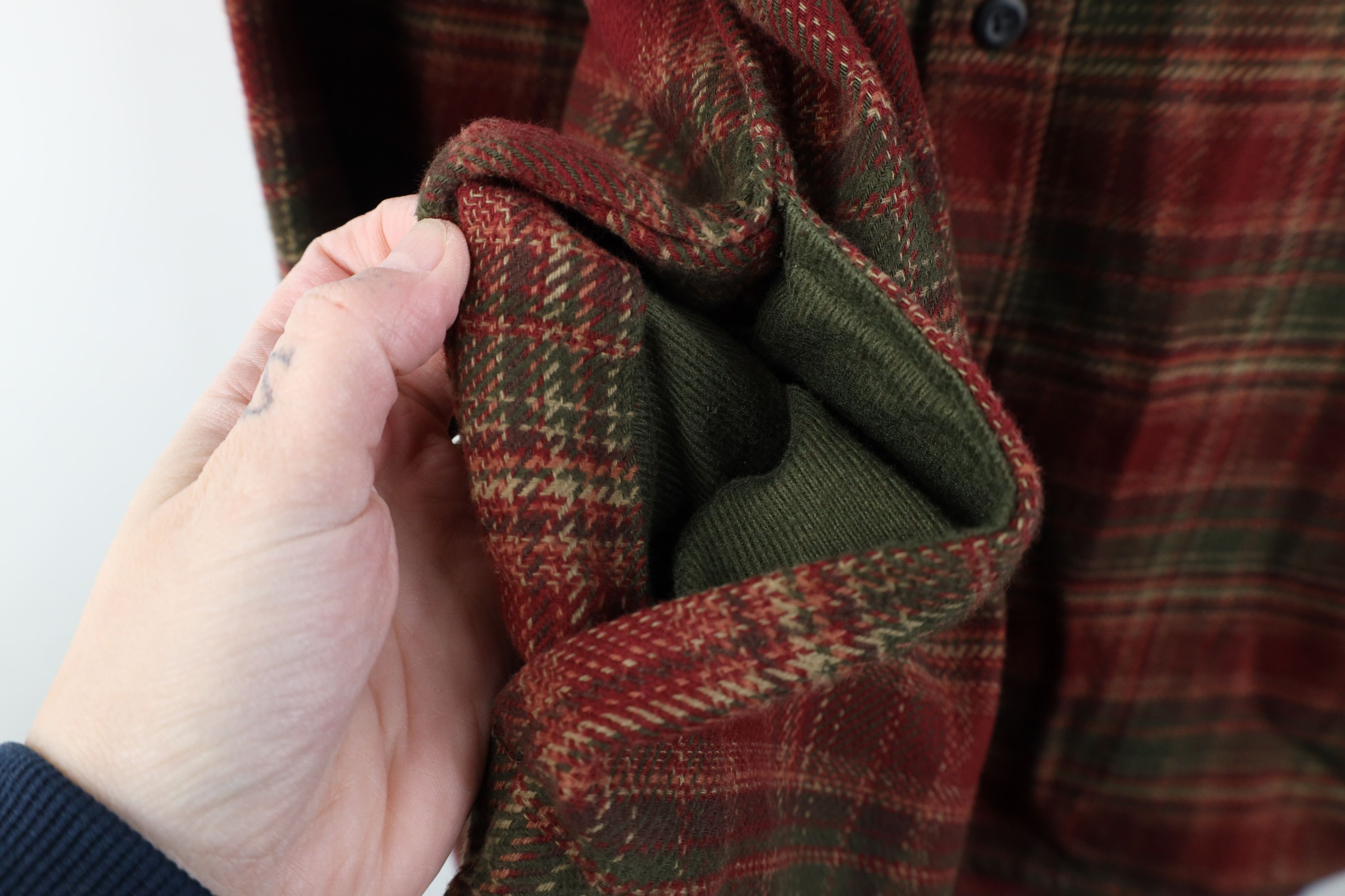 Orvis Vintage Orvis Heavyweight Button Shirt Jacket Jac Plaid Size US L / EU 52-54 / 3 - 9 Thumbnail