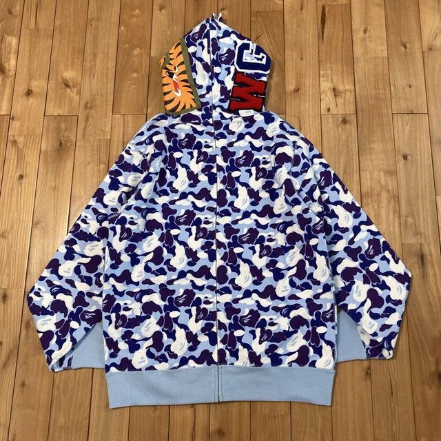 Bape 2024 🔥Nagoya Store Camo🔥 BAPE shark full zip hoodie APE Size US L / EU 52-54 / 3 - 3 Thumbnail