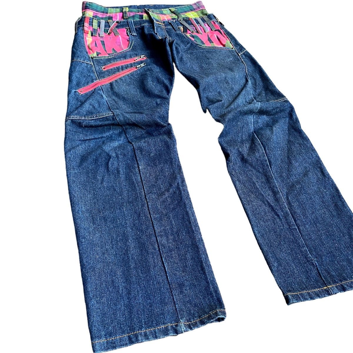 Hysteric Glamour × Japanese Brand × Number (N)ine 2000s Vintage BreathMint Brthbreath Double Waist Denim Jeans Size US 29 - 4 Thumbnail