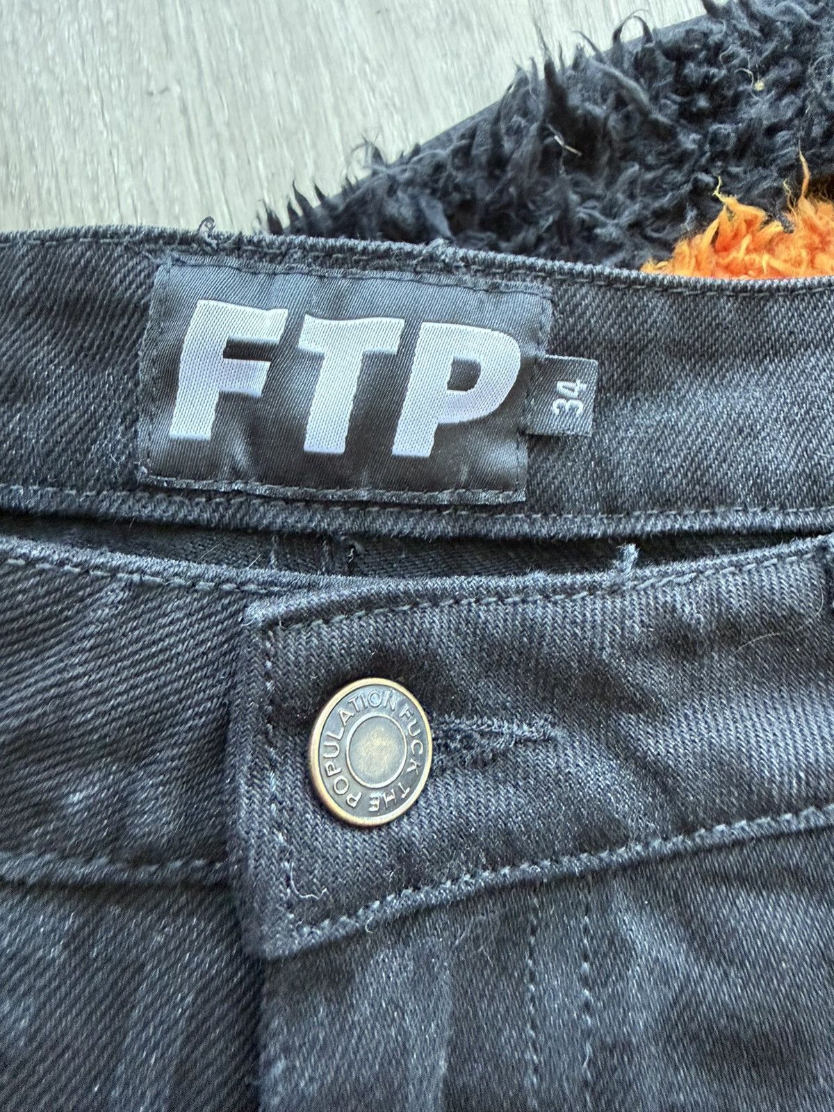 Other FTP All Over Logo Jeans Size 34 Size US 34 / EU 50 - 2 Thumbnail