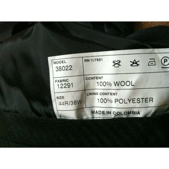 Emanuel Ungaro EMANUEL UNGARO MEN'S NEW 100%WOOL 2PC SUIT SIZE:42R Size 42R - 4 Thumbnail