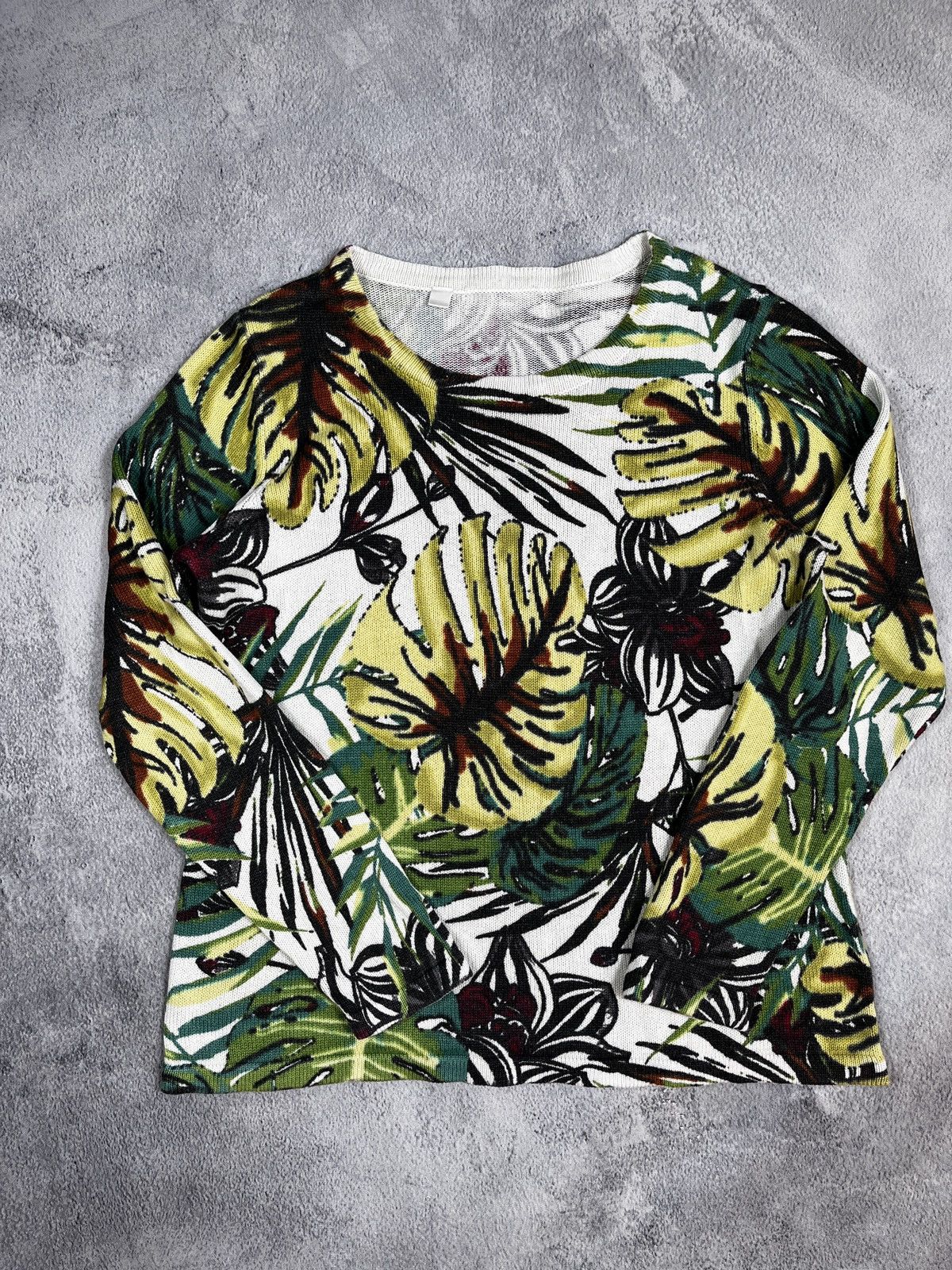 Vintage Vintage Y2K Japanese all over floral style pullover size L Size L / US 10 / IT 46 - 1 Thumbnail