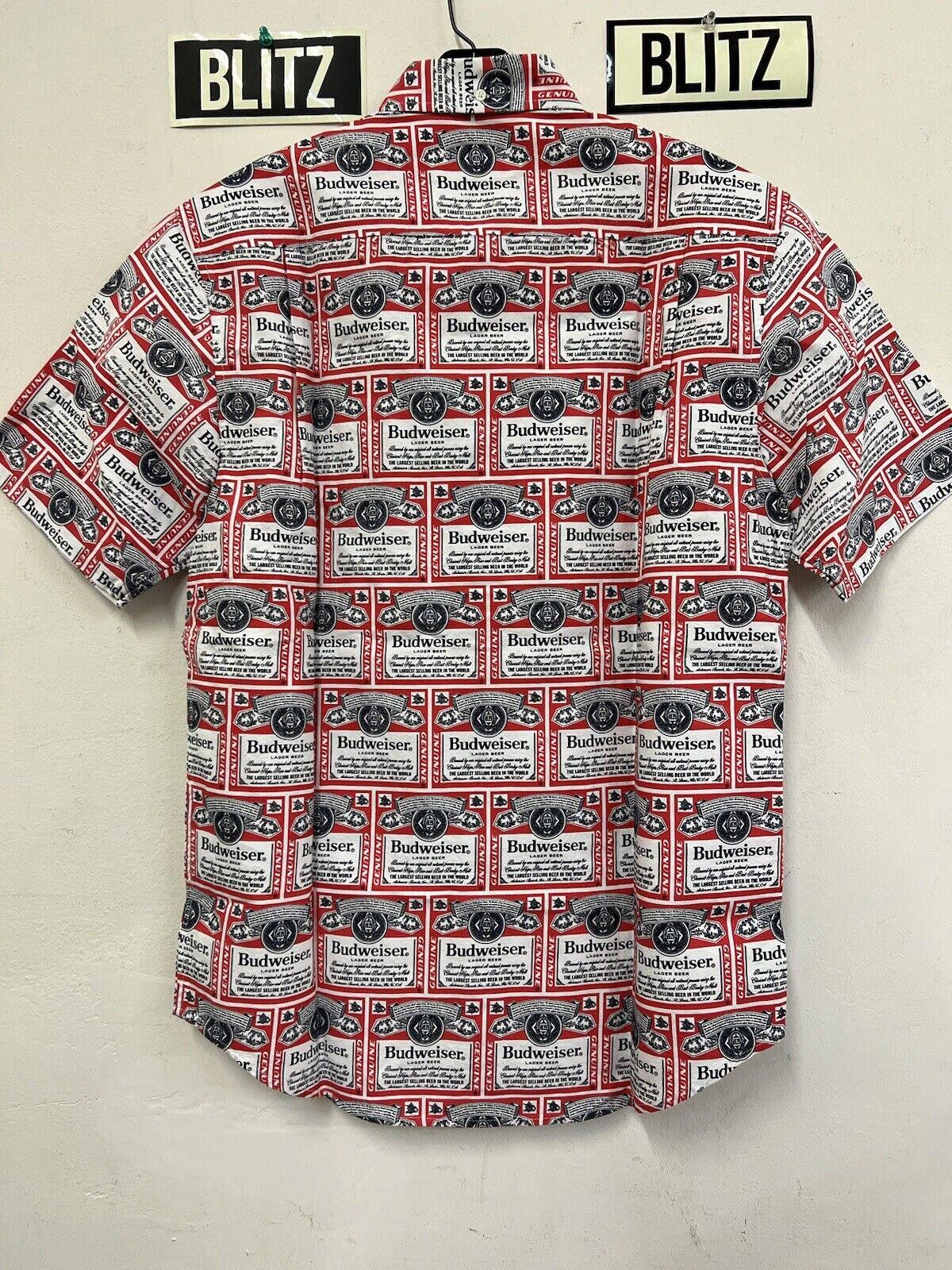 Supreme SS09 Supreme Budweiser Short Sleeve Button Up Shirt M