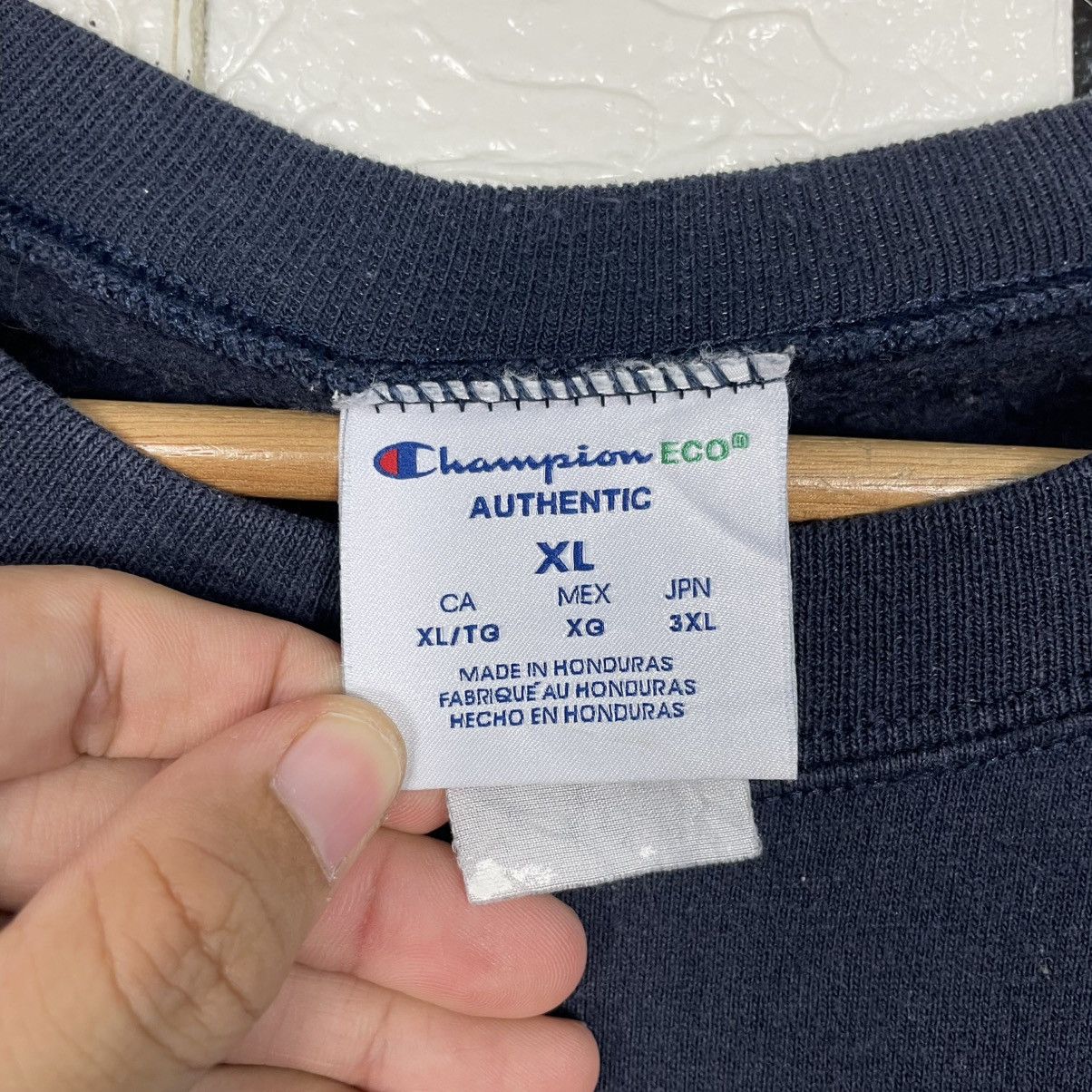 Japanese Brand Champion Plain Crewneck Blue Sweatshirt Size US XL / EU 56 / 4 - 10 Thumbnail