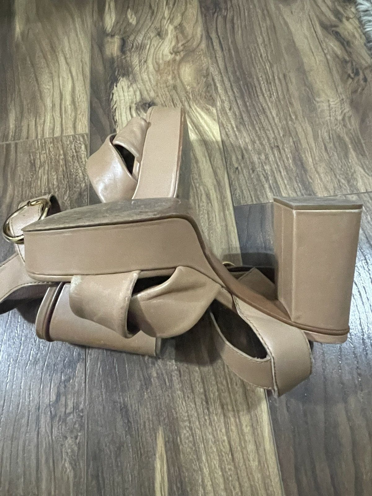 See by Chloe See By Chloe Lyna leather platform sandals Size US 8.5 / IT 38.5 - 15 Thumbnail