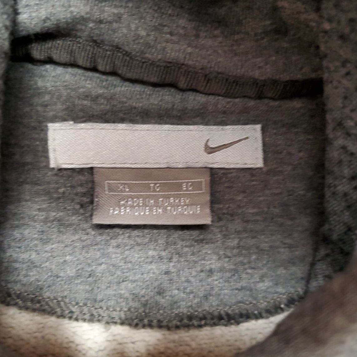 Nike VINTAGE Nike Hoodie Men XL Gray Hooded Embroidered Logo Fleece Sweatshirt Retro 90s Size US XL / EU 56 / 4 - 5 Thumbnail