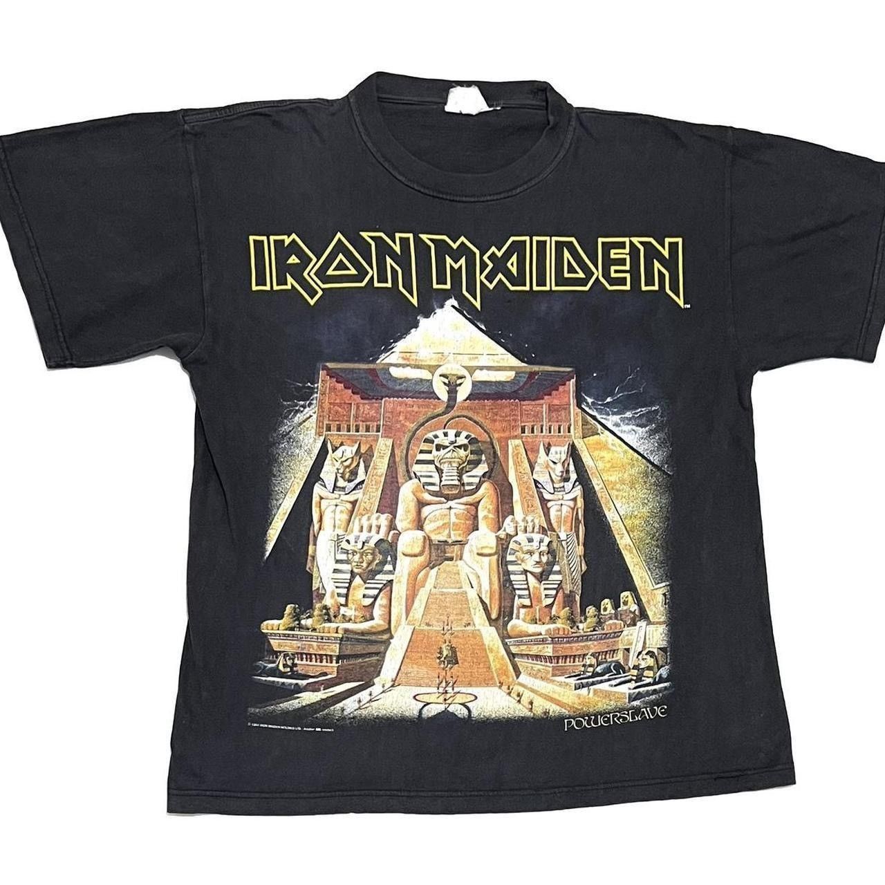 Iron Maiden t-shirt iron maiden vintage 1984 power slave Size US M / EU 48-50 / 2 - 2 Thumbnail