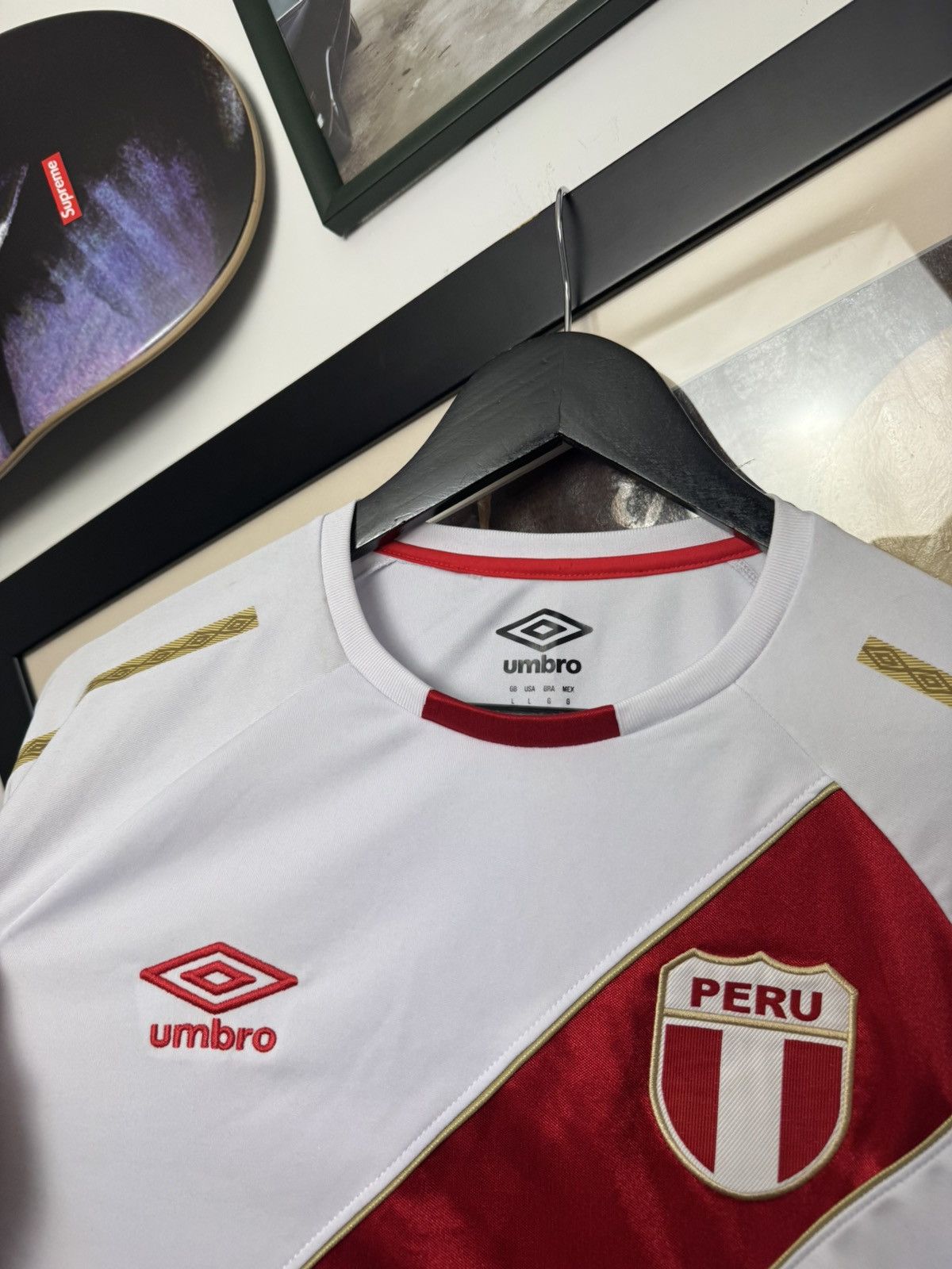 Umbro Umbro Peru Soccer Football Jersey T-shirt Fifa World Cup Size US L / EU 52-54 / 3 - 3 Thumbnail