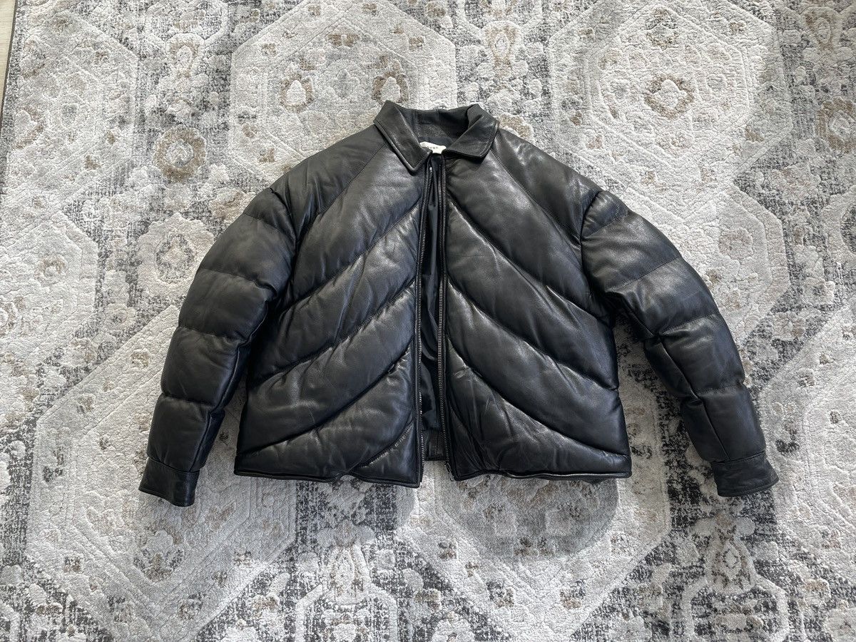 Sangiev ROUGH Black Nappa Leather Puffer Jacket Size US S / EU 44-46 / 1 - 1 Thumbnail