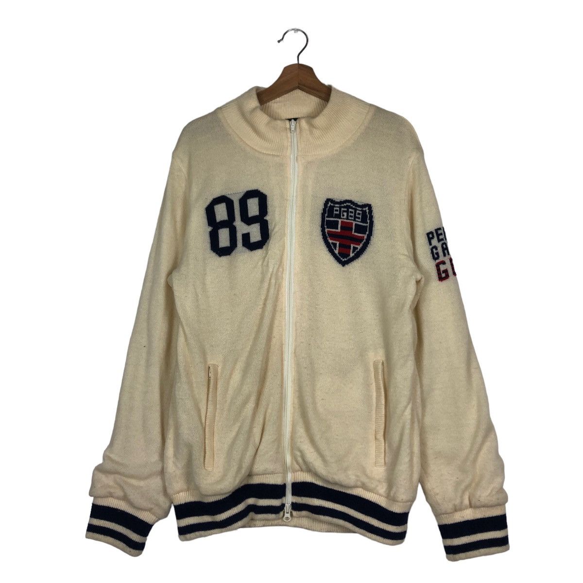 Hysteric Glamour 🔥Vintage Knit Zipper Jacket Pearly Gates Big Logo Size US M / EU 48-50 / 2 - 1 Thumbnail