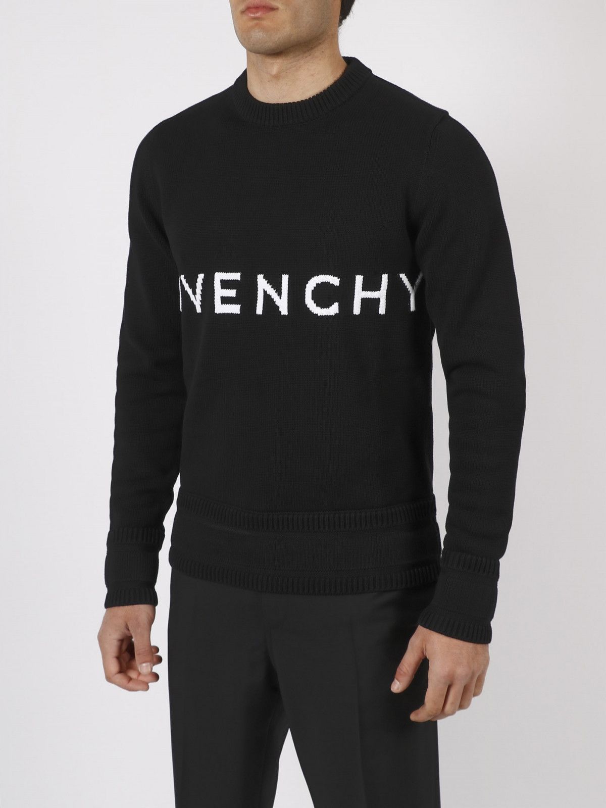 Givenchy Givenchy 4G Intarsia Sweater Black Men's Size S Size US S / EU 44-46 / 1 - 2 Thumbnail