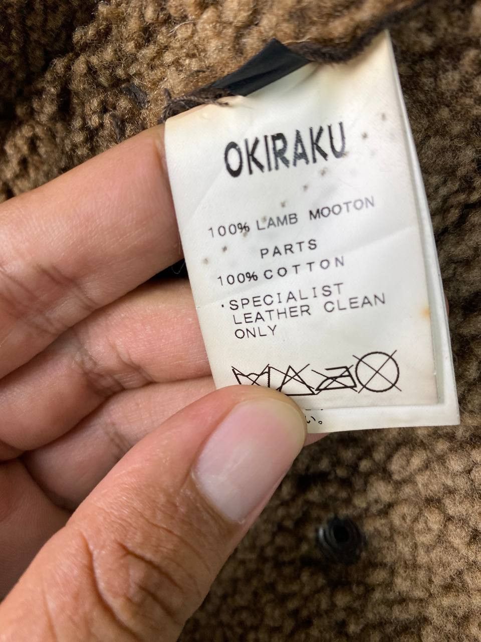 Leather vintage okiraku lamb leather jacket fur lining ideal zipper Size US S / EU 44-46 / 1 - 10 Thumbnail