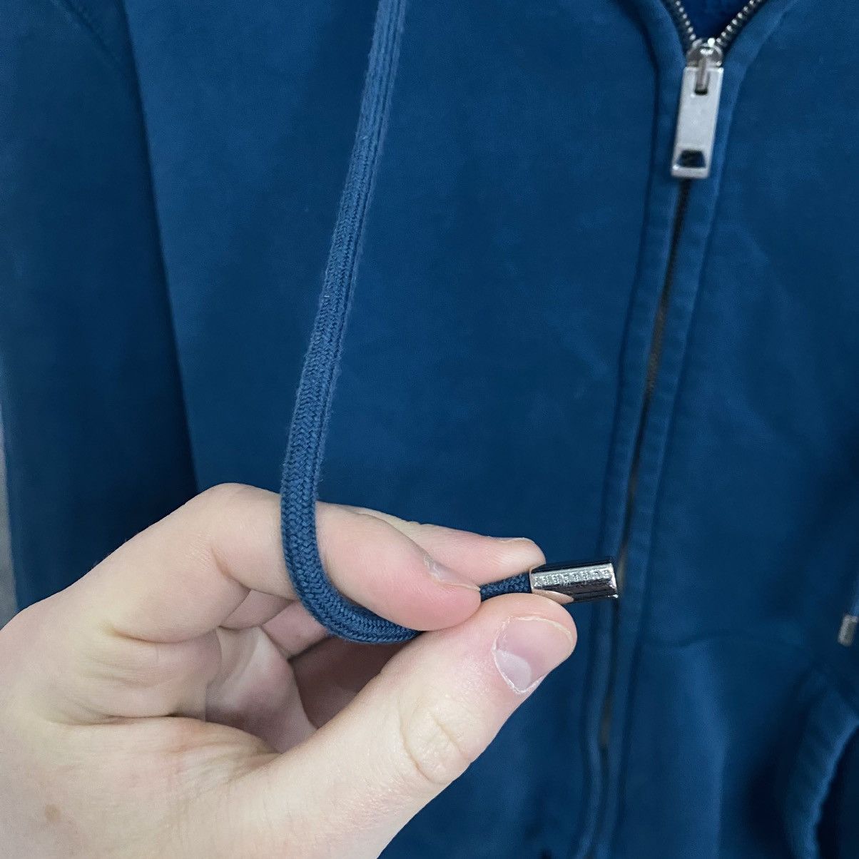 Burberry Blue Burberry zip hoodie Size US L / EU 52-54 / 3 - 7 Thumbnail