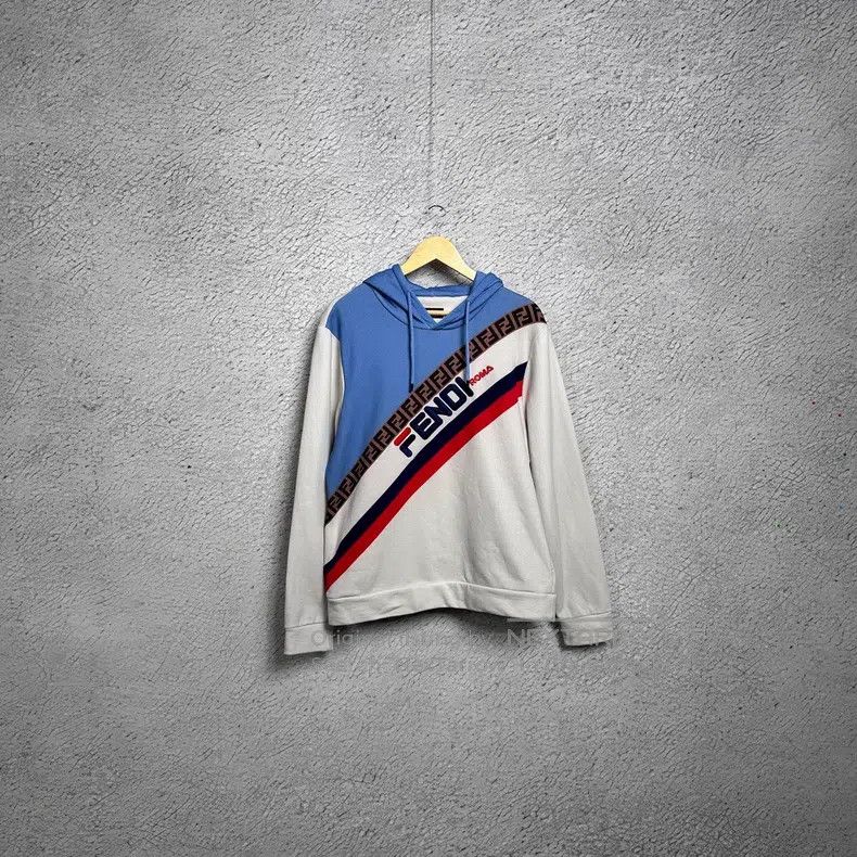Fendi Fendi Color Blocked Fashion Hoodie Size US M / EU 48-50 / 2 - 1 Thumbnail