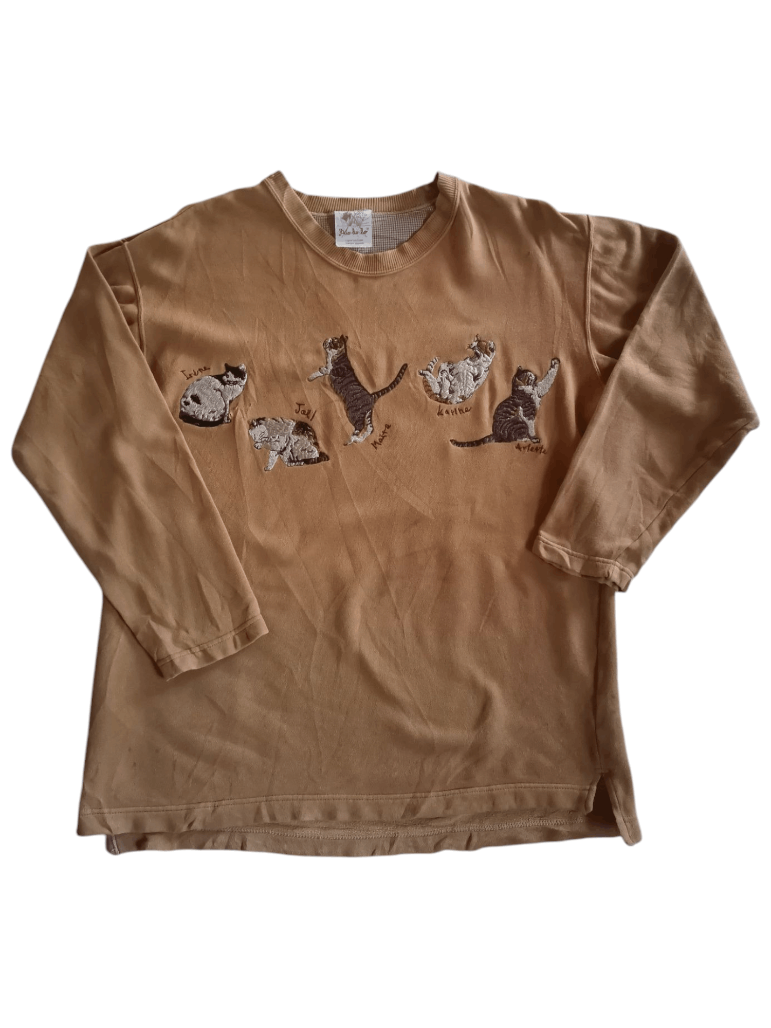 Designer × Vintage Vintage Pao De Lo Cats Long Sleeve T-Shirts Size US M / EU 48-50 / 2 - 1 Thumbnail