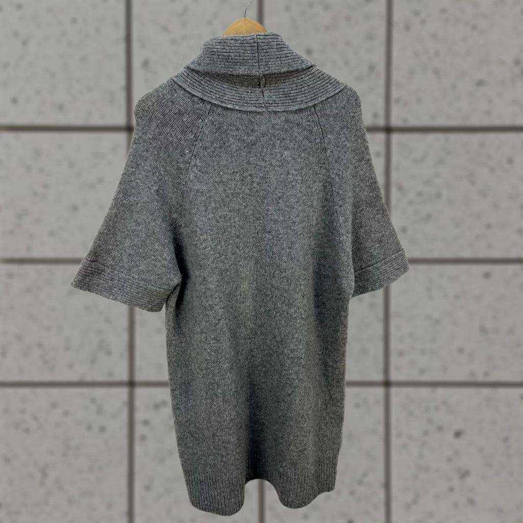 Vintage TOAST Merino Wool Knit Dress Grey Cowl Neck Pockets Sweater Size 12 Womens Size XL / US 12-14 / IT 48-50 - 1 Thumbnail