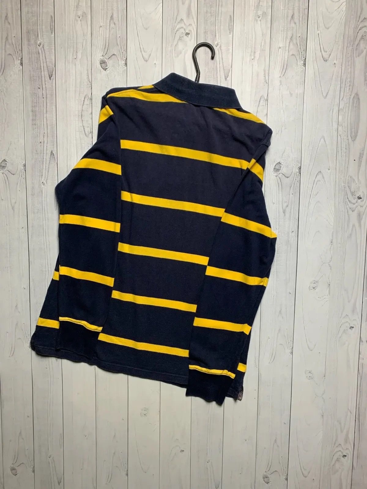 Polo Ralph Lauren Vintage polo Ralph Lauren striped rugby big logo Size US XL / EU 56 / 4 - 6 Thumbnail