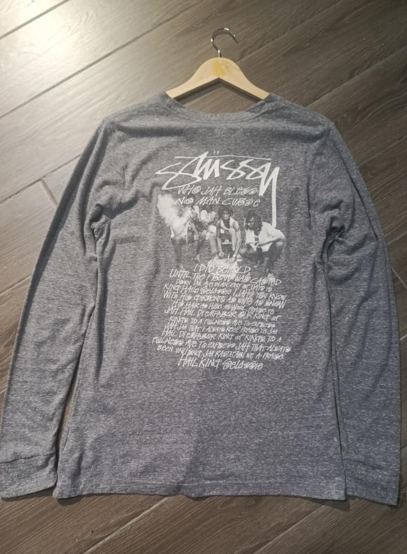 Stussy Stüssy "Who Jah Bless" , specifically the "Conquering Lion" Size US M / EU 48-50 / 2 - 2 Thumbnail