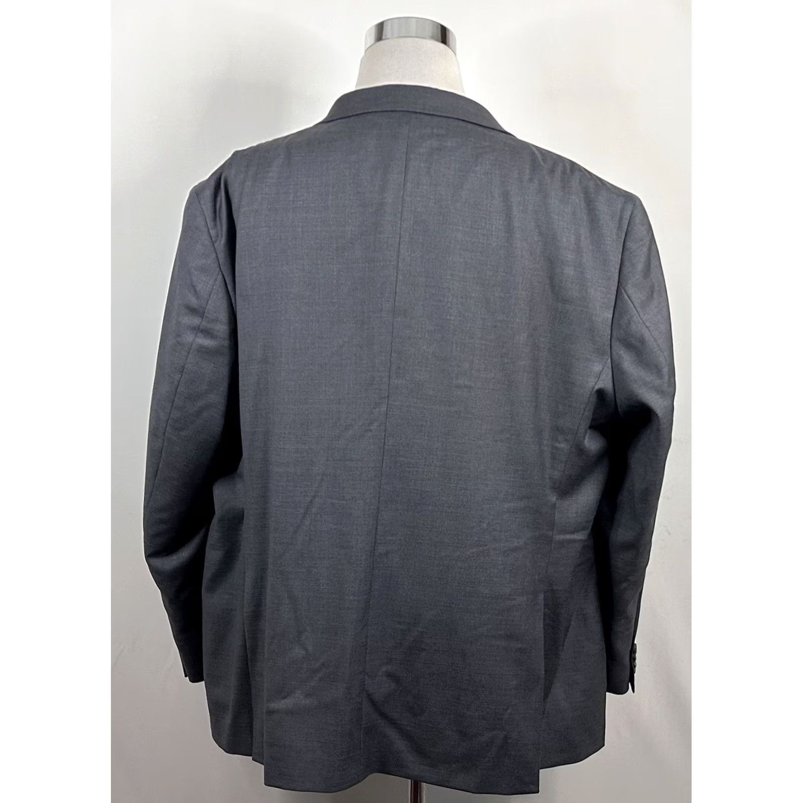 Joseph Abboud Joseph Abboud Sport Coat Gray Zignone Wool Two Button Double Vented 52R Mens Jacket Coat Regular Length Slim? (keep concise) Size US XS / EU 42 / 0 - 7 Thumbnail