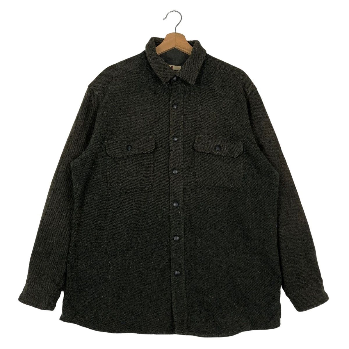 Japanese Brand × Woolrich Woolen Mills 🔥90’s VINTAGE WOOL SHIRT WORK JACKET WOOLRICH JAPAN Size US M / EU 48-50 / 2 - 1 Thumbnail