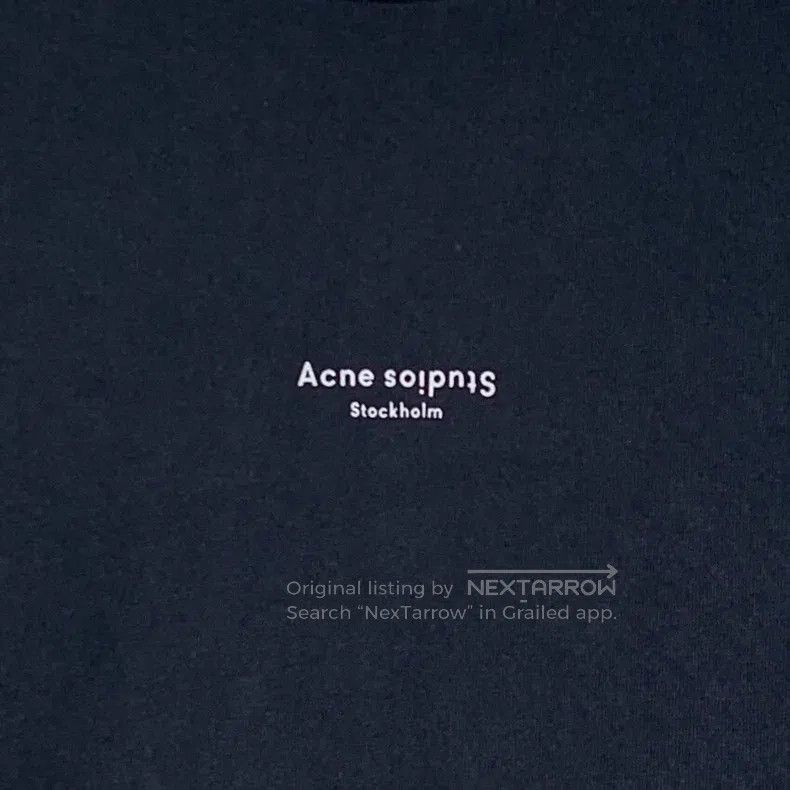 Acne Studios Acne Studios Black Gray Logo Cotton Short Sleeve T-Shirt Size XXS / US 00 / IT 34 - 4 Thumbnail