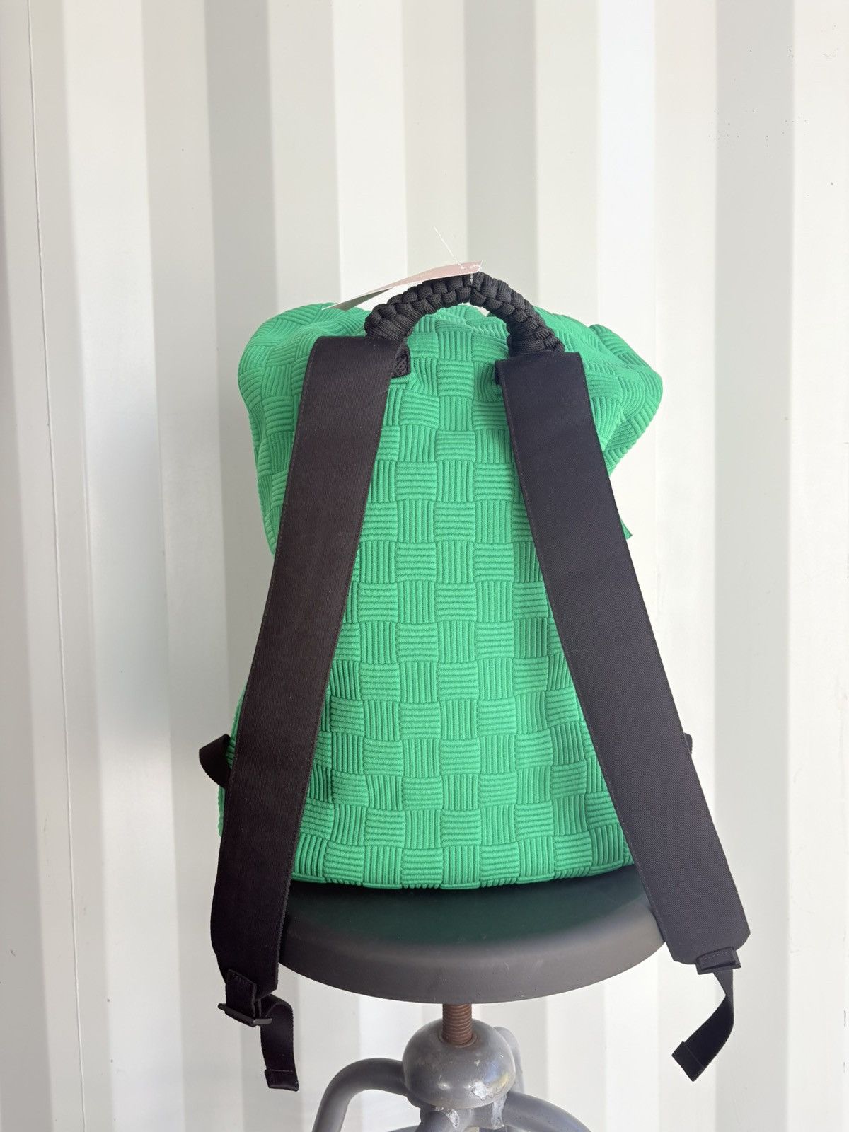 Bottega Veneta Foldover Intreciatto Knit Backpack Size ONE SIZE - 3 Thumbnail