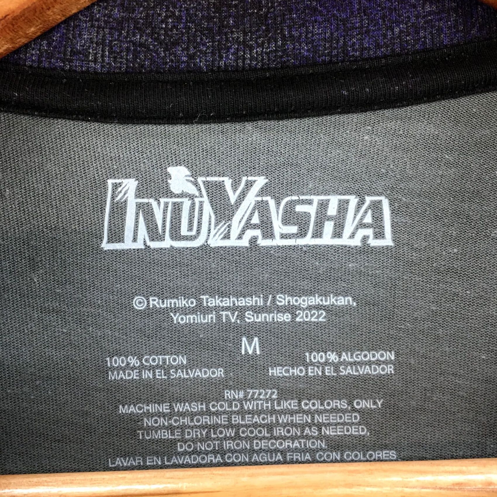 Vintage Grays Inuyasha Graphic Print Sweatshirt Womens Med Gray Tie-Dye Long Sleeve Crew Neck Size M / US 6-8 / IT 42-44 - 7 Thumbnail