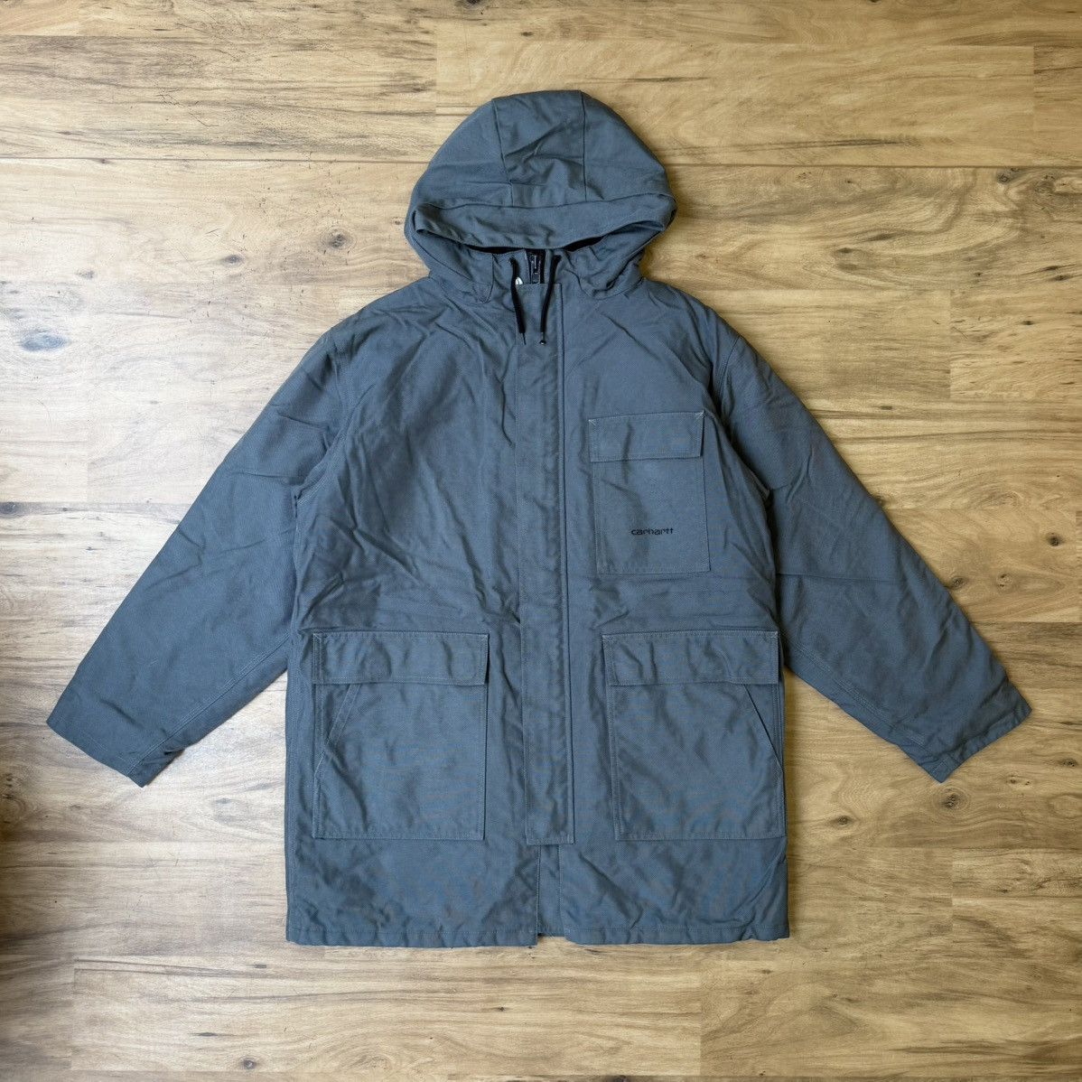 Carhartt Vintage Carhartt Hooded Insulated Cordura Jacket Parka Size US L / EU 52-54 / 3 - 2 Thumbnail