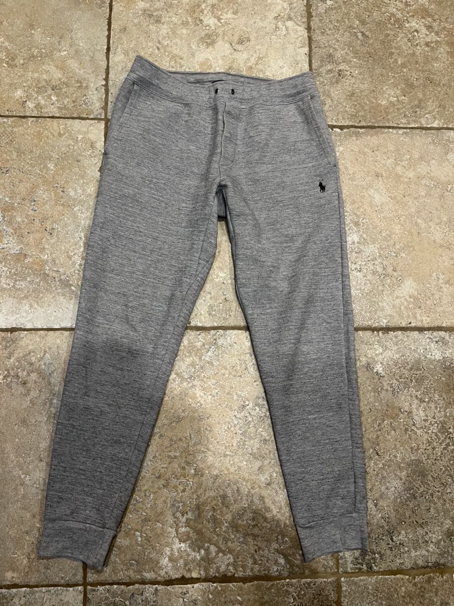 Polo Ralph Lauren Polo Ralph Lauren Double Knitt Joggers Medium Grey Size US 34 / EU 50 - 1 Thumbnail