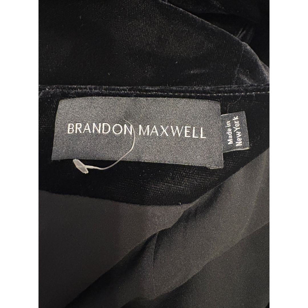 Brandon Maxwell Brandon Maxwell Wide Leg High-Rise Pants in Black Size 28" / US 6 / IT 42 - 3 Thumbnail