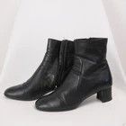 Prada Prada Calzature Donna Black Leather Boots Size 37 City Boots Size US 7.5 / IT 37.5 - 2 Thumbnail