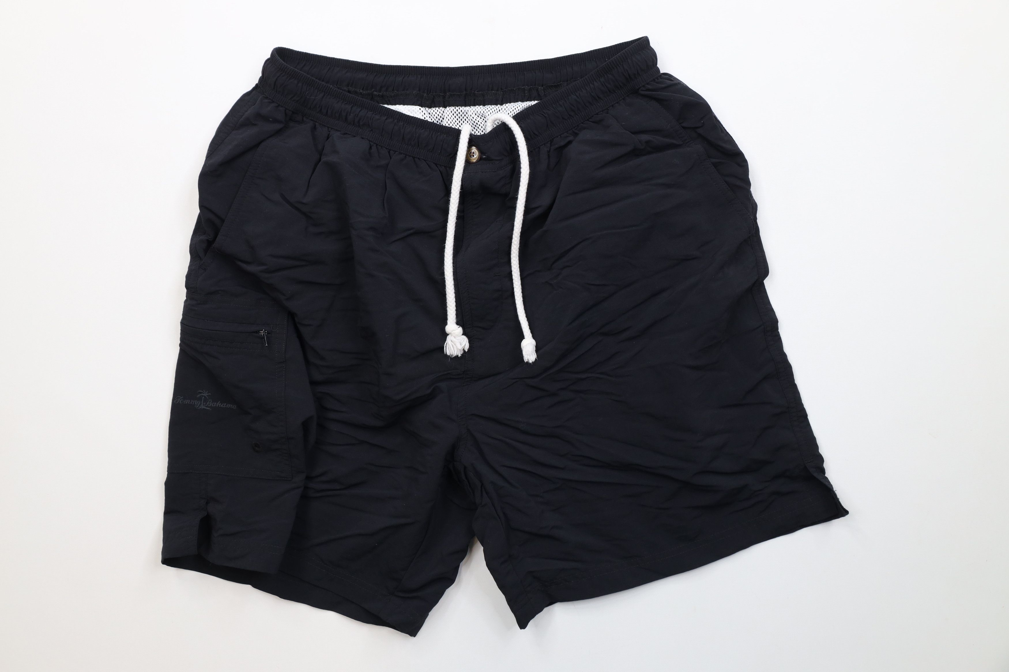 Tommy Bahama Vintage Tommy Bahama Spell Lined Shorts Swim Trunks Black Size US 34 / EU 50 - 1 Thumbnail