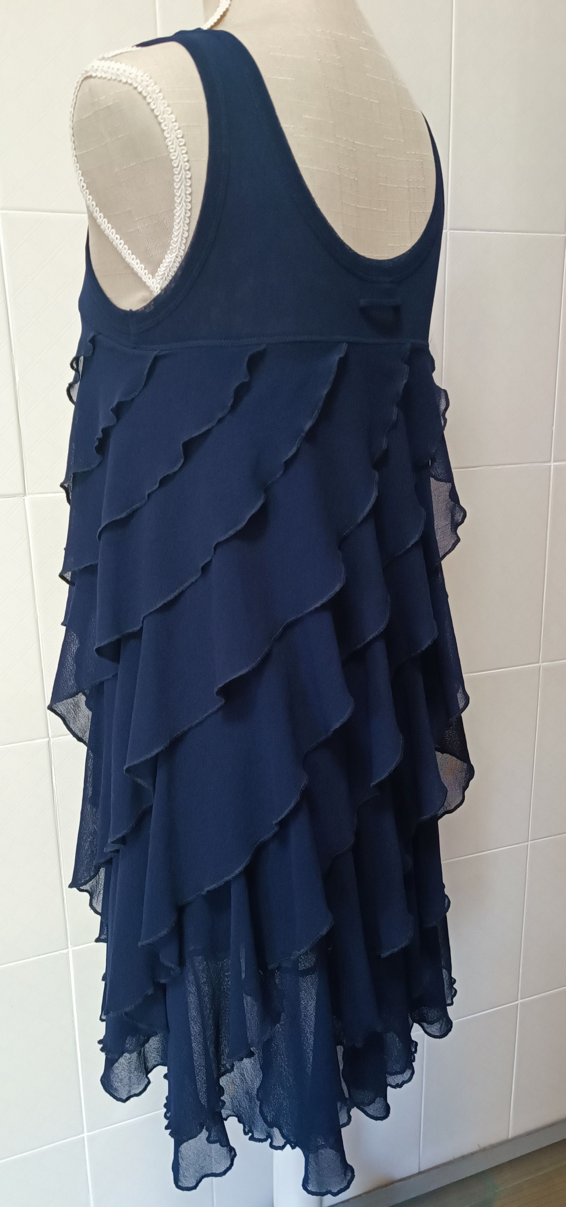 Jean Paul Gaultier 2000's _ Ruffles Tank dress Size L / US 10 / IT 46 - 21 Thumbnail