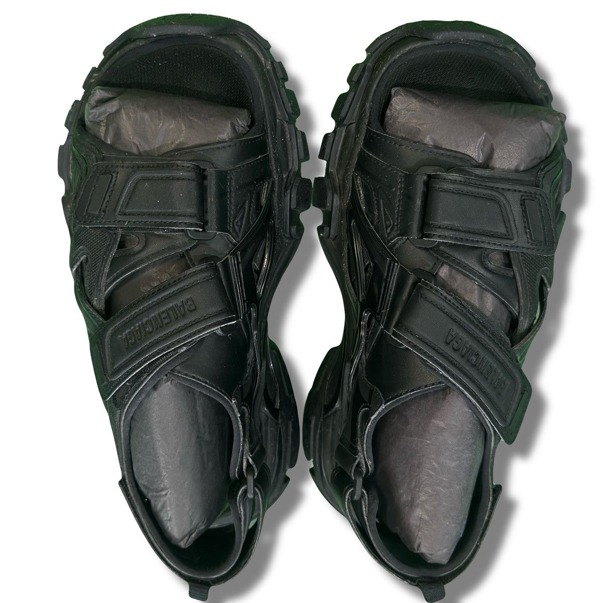 Balenciaga Balenciaga Black Strap Sandals Size US 7 / EU 40 - 4 Thumbnail