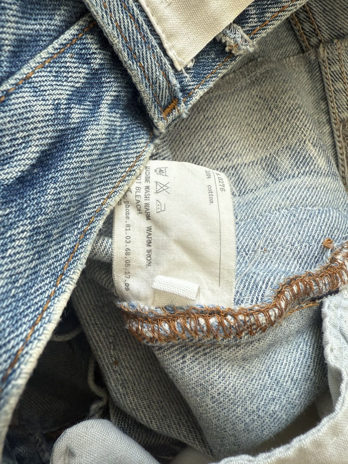 Takahiromiyashita The Soloist. the jean patchwork denim Size US 29 - 6 Thumbnail