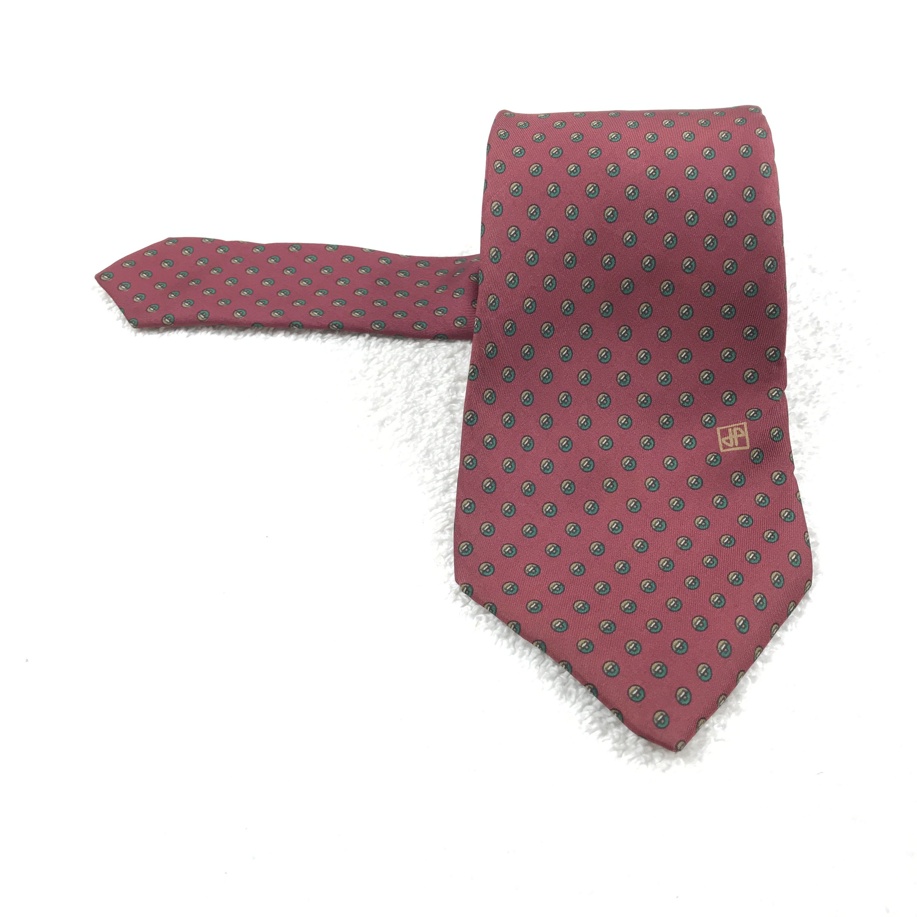 Designer × Vintage Vintage Jean Patou Silk Necktie Size ONE SIZE - 1 Thumbnail