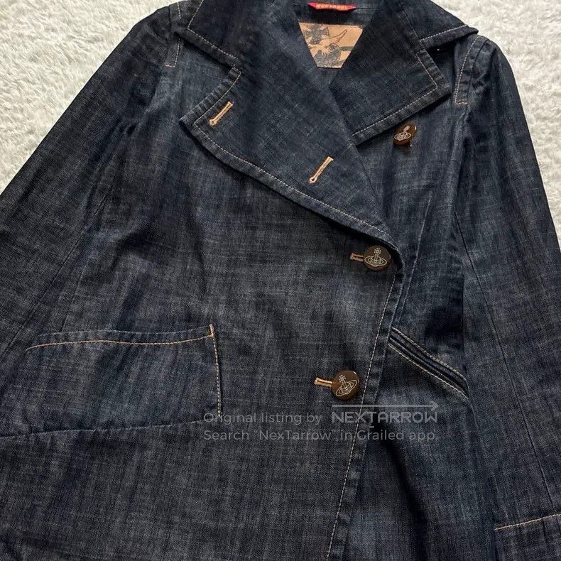 Vivienne Westwood Vivienne Westwood Denim coat jacket Size S / US 4 / IT 40 - 5 Thumbnail