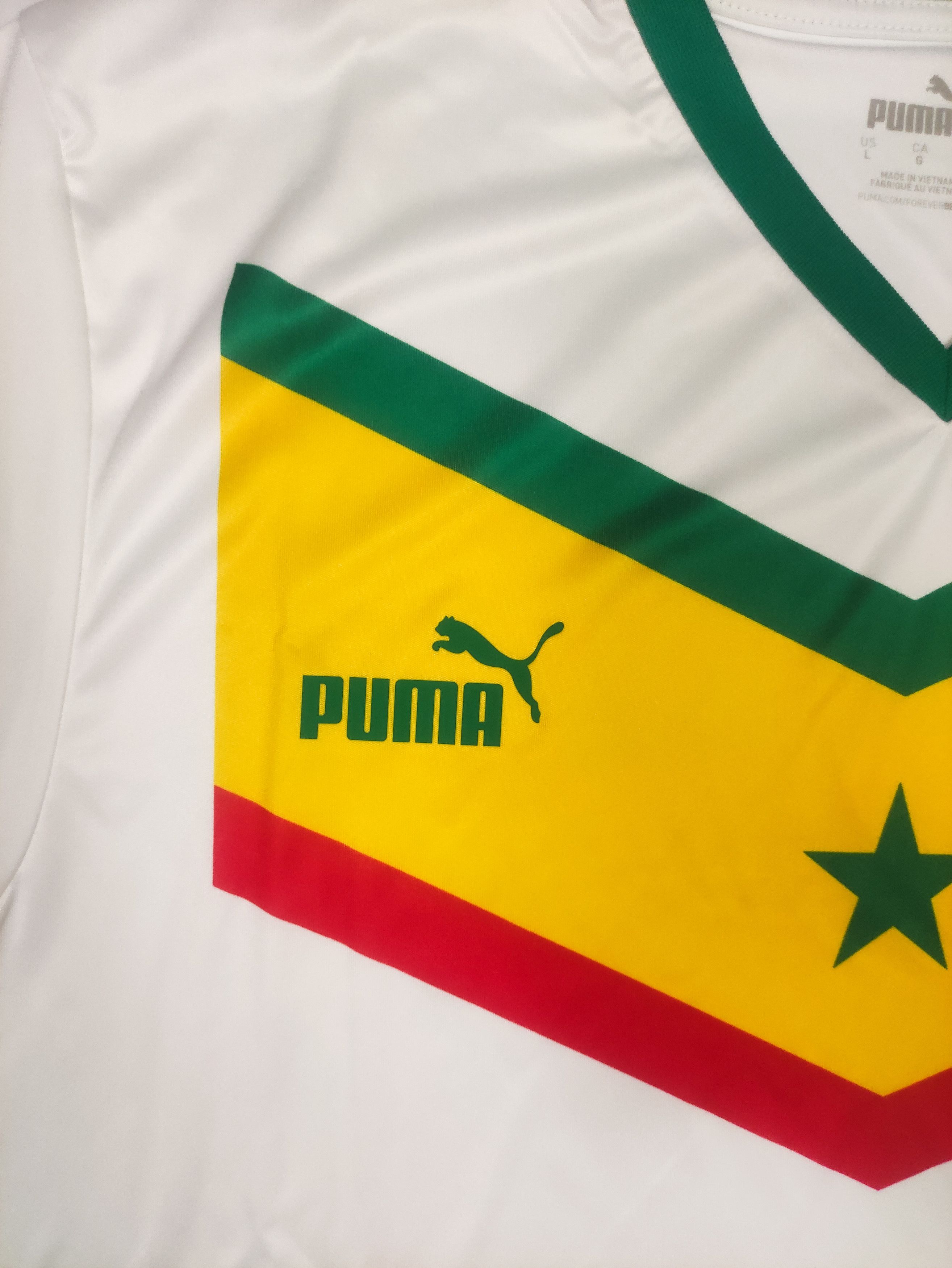 Puma BNWT Senegal 2022 2023 Puma Home Shirt Size US L / EU 52-54 / 3 - 10 Thumbnail
