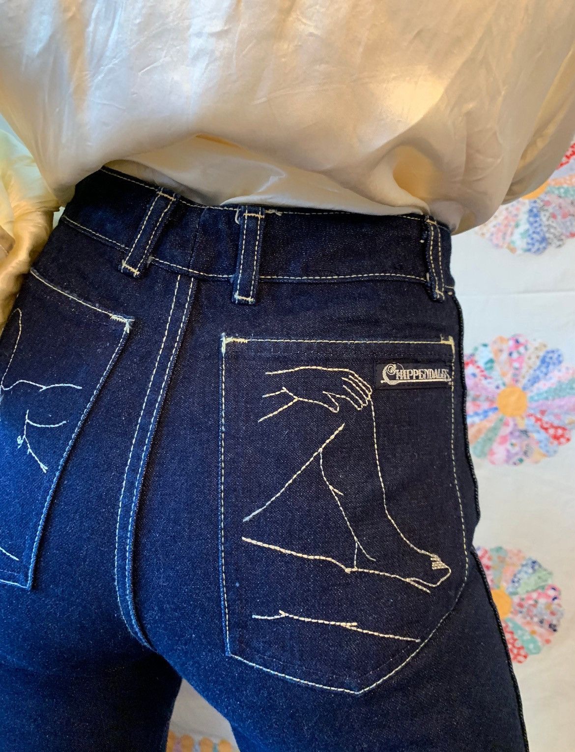 Other SUPER RARE vintage Chippendales Embroidered Jeans Size 28" / US 6 / IT 42 - 1 Thumbnail