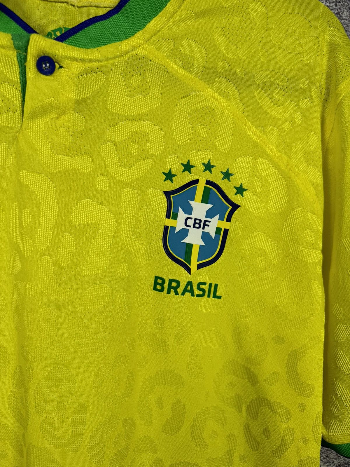 Nike × Vintage Vintage Brazil National Team 2022 Nike Soccer Jersey 2XL Size US XXL / EU 58 / 5 - 6 Thumbnail