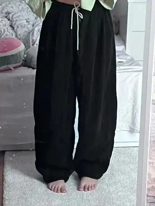 Jean New Men's Casual Trousers Streetwear Harem Pants Size US 34 / EU 50 - 2 Thumbnail