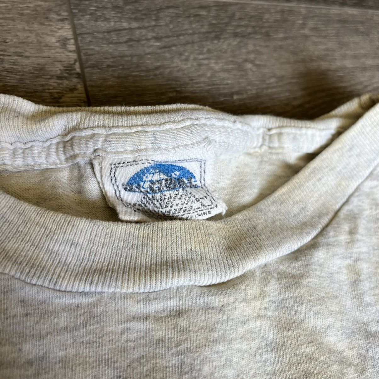 Vintage Vintage 1990s Animal World Otter Face Zoo Graphic Faded Tee Size US L / EU 52-54 / 3 - 4 Thumbnail