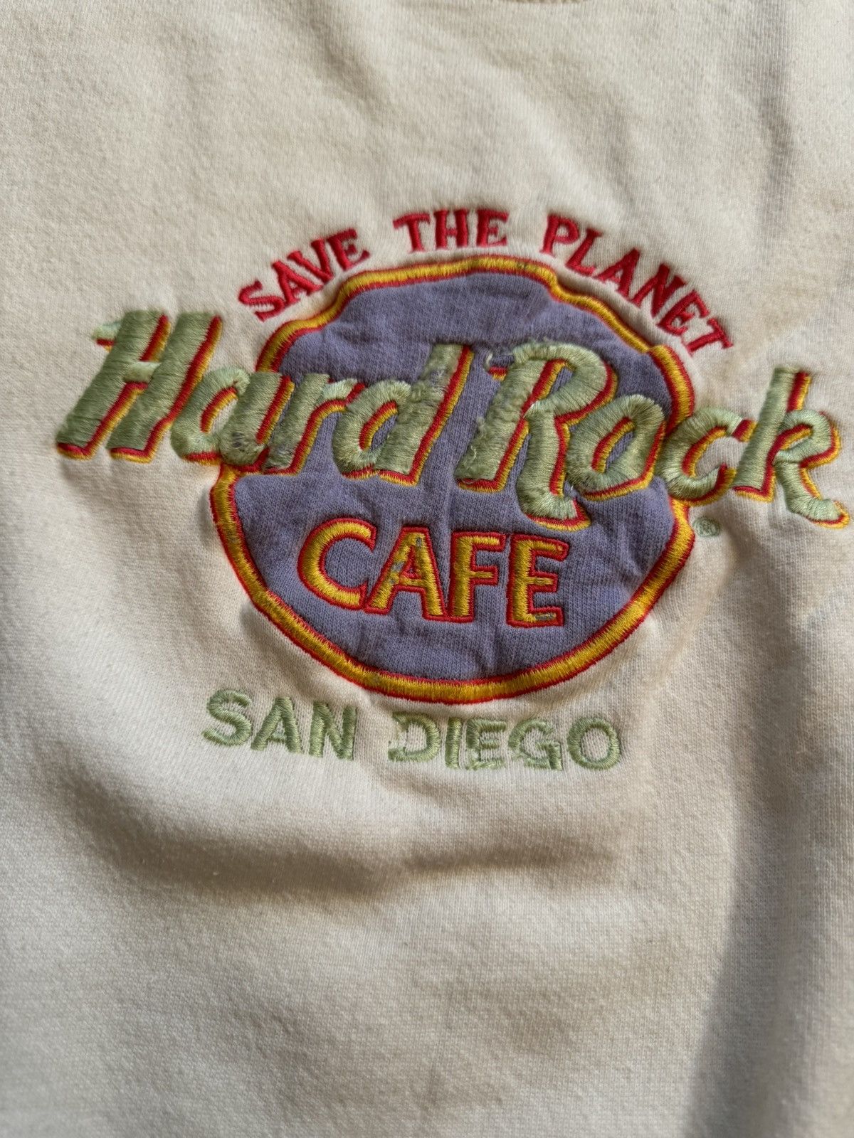 Hard Rock Cafe × Lee × Vintage Vintage Hard Rock San Diego Crew Neck Embroidered Sweatshirt Size US M / EU 48-50 / 2 - 3 Thumbnail