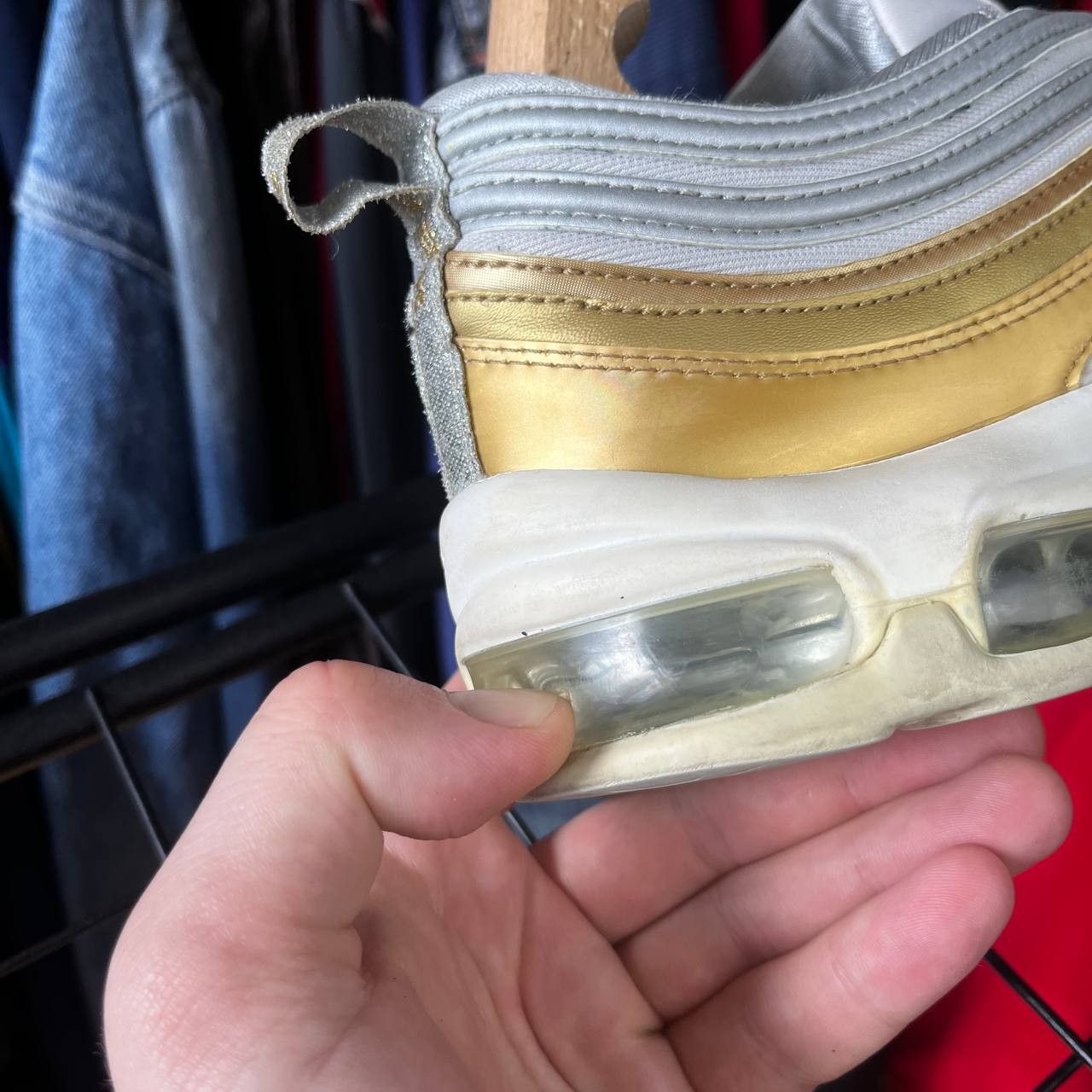 Nike Nike Air Max 97 SE Vast Grey/Silver/Metallic Gold Sneakers Size US 12 / EU 45 - 14 Thumbnail