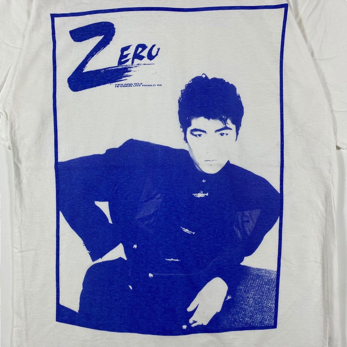 Band Tees × Vintage Vintage 80's ZERO KIKKAWA KOJI Hi-Vision Live World Tee Size US S / EU 44-46 / 1 - 4 Thumbnail