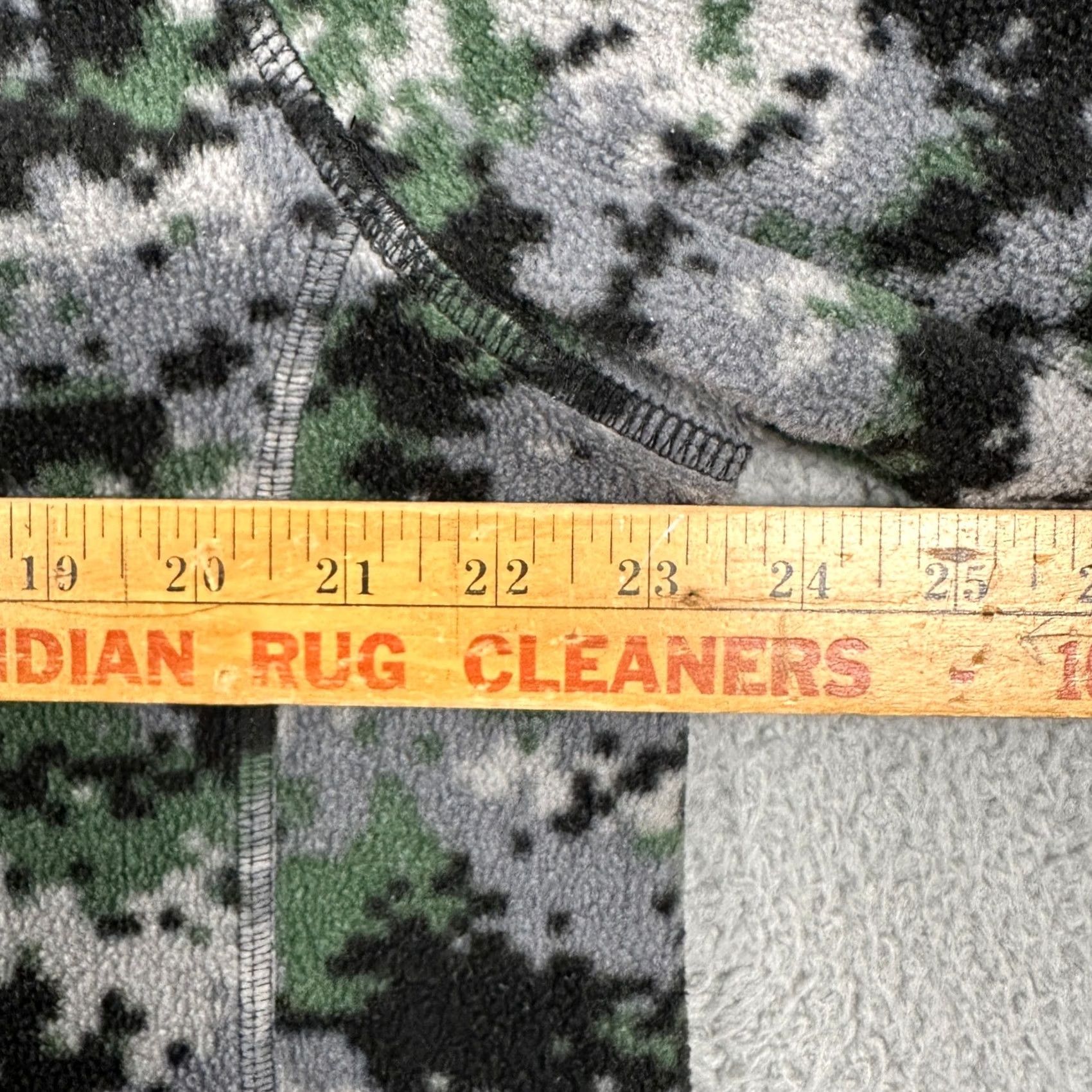 Vintage Canada Weathergear Jacket Fleece Mens Large Green Gray Digital Camo Quarter Zip Size US L / EU 52-54 / 3 - 5 Thumbnail