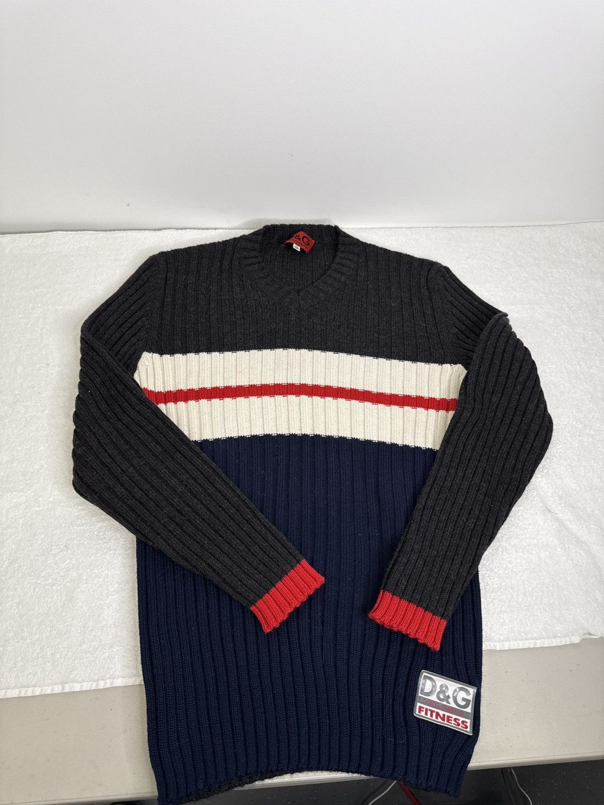 Dolce & Gabbana Vintage Dolce @ Gabanna “Fitness” Sweater Size US XXL / EU 58 / 5 - 1 Thumbnail