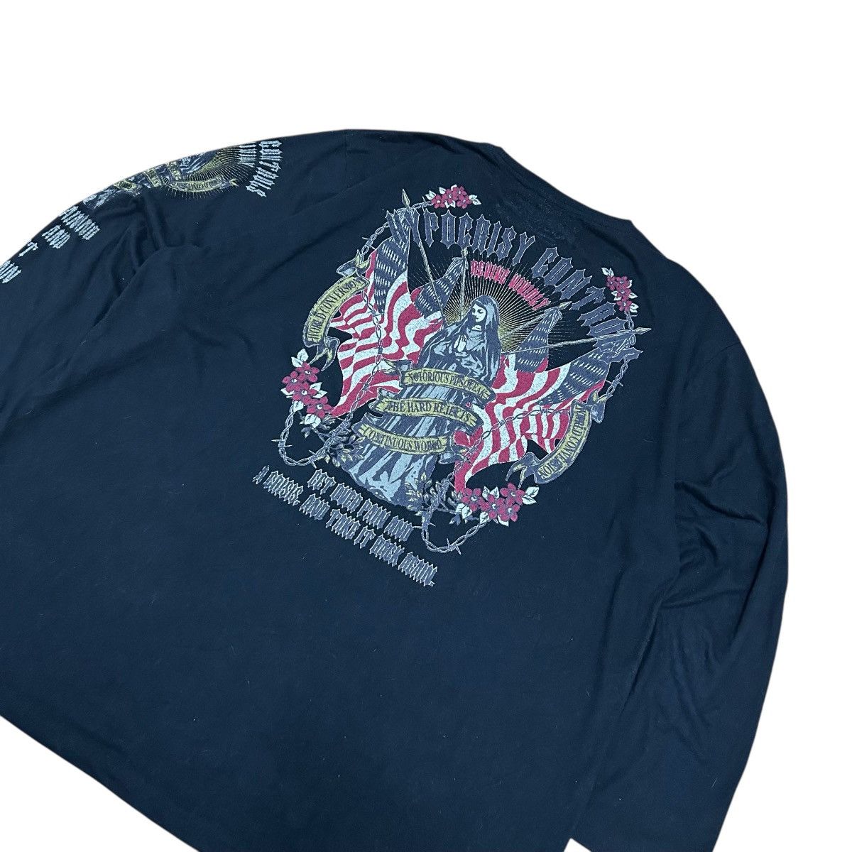 Vintage Vintage EMERGENCY PATROL Wing Flat Print Long Sleeve tee Size US XXL / EU 58 / 5 - 5 Thumbnail